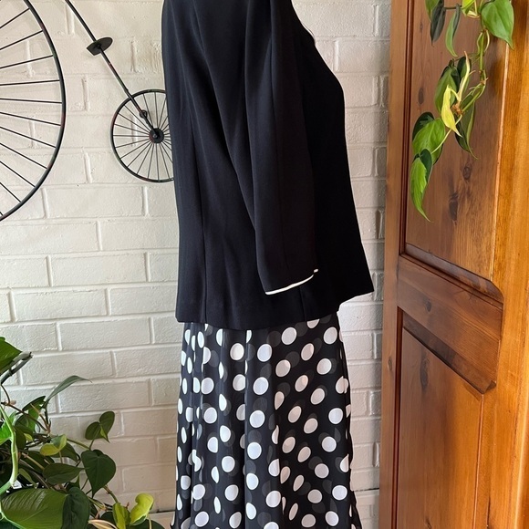 Vintage Leslie Fay petite  80s skirt suit EUC size 8p gorpcore - Picture 2 of 10